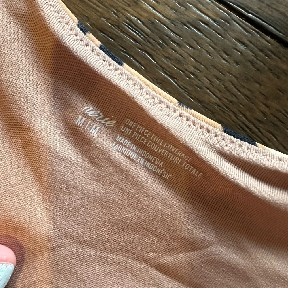 Aerie Leopard Print One Piece Swimsuit - Picture 3 of 3